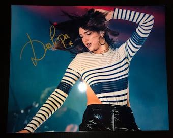 DUA LIPA Authentic Hand Signed Autograph 8x10 Photo With COA - Etsy