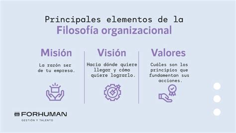 La filosofía organizacional dentro de una empresa Qué es