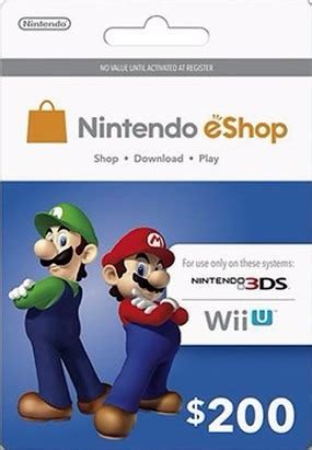 Tarjeta De Regalo Nintendo Eshop 200 Mxn 279 99 En Mercado Libre