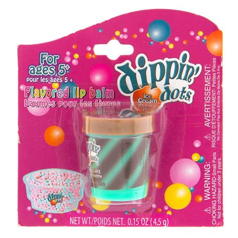 Dippin Dots Mint Chocolate Flavored Lip Balm Flavored Lip Balm