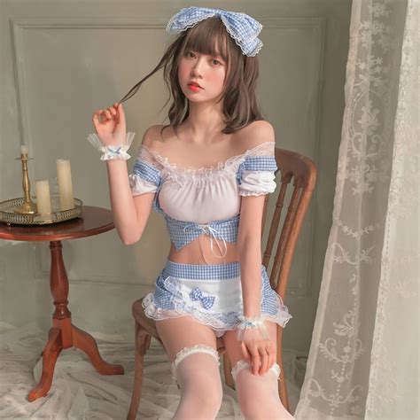 Jual Lingerie Lingeri Cosplay Seragam Uniform Set Kostum Pelayan