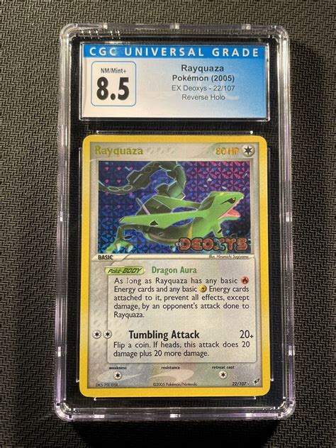 Rayquaza Ex Deoxys Reverse Holo Rare Pokemon Card Nm Values Mavin