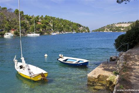 Bobovišća na moru Otok Brač mapa