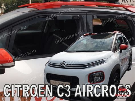 Déflecteurs dair de vent Heko pour CITROEN C3 AIRCROSS 2017 5