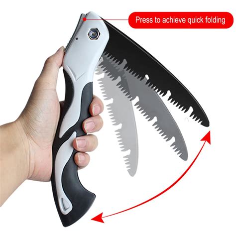 Folding Saw Set Heavy Duty Extra Long Blade Hand Saw For Wood Camping Telescopic Tree Secateur