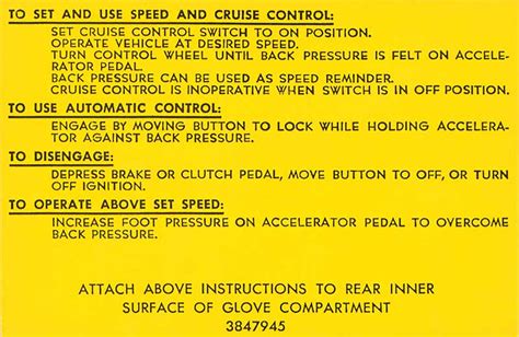 All Makes All Models Parts Dc Cruise Control