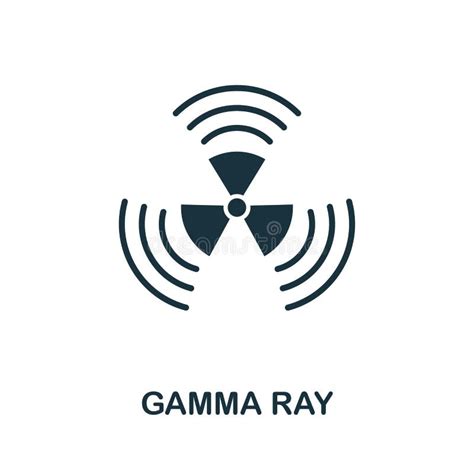 Gamma Ray Icon Symbol. Creative Sign from Biotechnology Icons ...