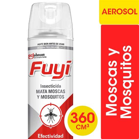 Insecticida Fuyí Mata Moscas Y Mosquitos Aerosol 360ml Vea