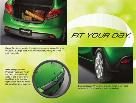 2012 Mazda2 hatchback parts and accessories brochure, provided by Naples Fort Myers Florida ...