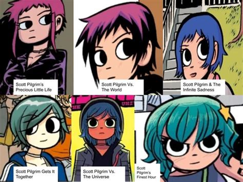 Which One Of Ramonas Hairstyles Is Your Favorite R Scottpilgrim