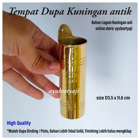 Jual Holder Dupa Dinding Kuningan Antik Tempat Dupa Pintu Rumah Brass