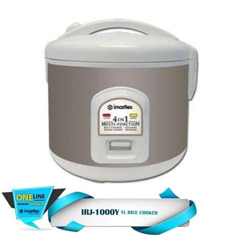 Imarflex IRJ 1000Y 3 In 1 Multi Function Rice Cooker 1 0L 5 Cups