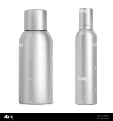 Aerosol Spray Bottle Mockup Deodorant Can Cylinder Blank Aluminium Aerosol Freshener Bottle