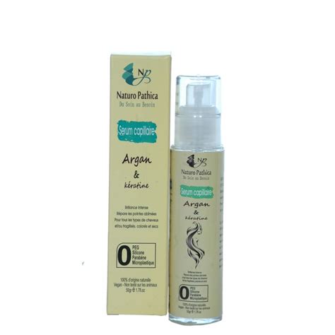 Serum capillaire à l huile Argan et kératine verano medical