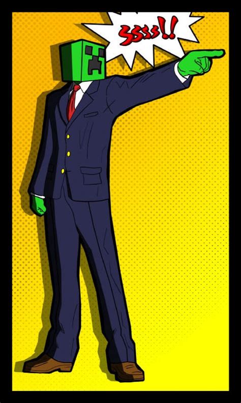 Creeper In A Suit By Blazethecatrules7777 On Deviantart