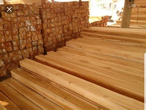 Brown Teak Sawn Timber Thickness 3 To 6 Inch At Rs 1400cubic Feet In