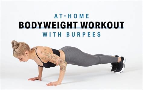 A Quick At Home Bodyweight Workout With Burpees Fitness Myfitnesspal