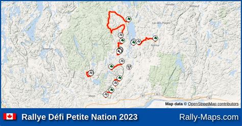 Maps Rallye Défi Petite Nation 2023 CRC Rally Maps