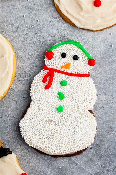 Snowman Cookies - Crazy for Crust