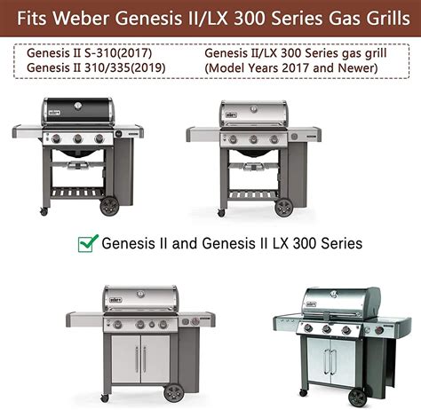 66032 66795 17 2” Flavorizer Bars For Weber Genesis Ii E 310 Series Gas Grills Ebay