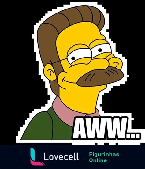 Figurinha Flanders Aww Para WhatsApp Lovecell