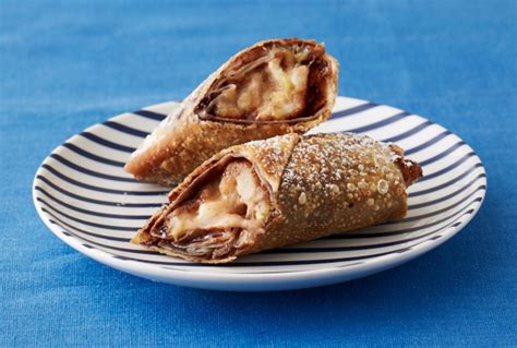 Nutella Banana Egg Rolls Jamie Geller