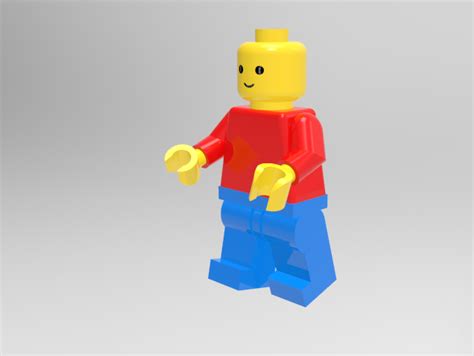 Stl File Lego Man・3d Printer Model To Download・cults