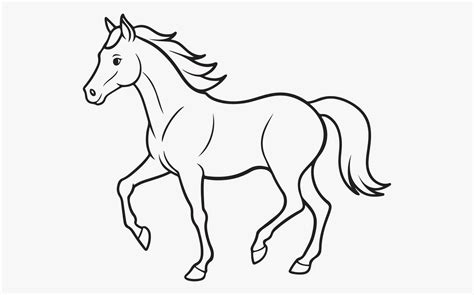 Minimalist Abstract Horse Line Drawing 50890958 Vector Art At Vecteezy