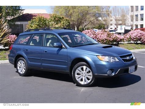 2008 Newport Blue Pearl Subaru Outback 2.5XT Limited Wagon #47528860 ...