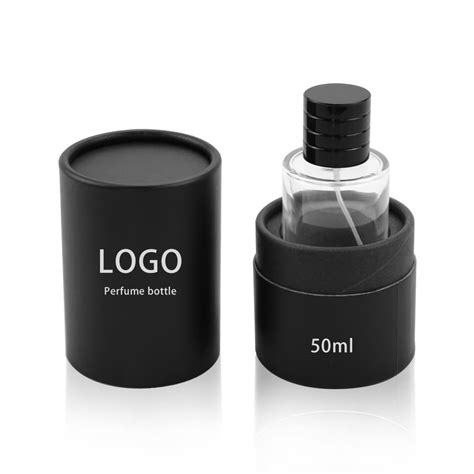 Custom Logo Luxury Round Refillable Ml Ml Ml Spray Empty Glass