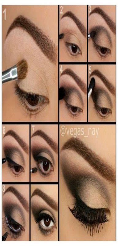 Step By Step Makeup Tutorials For Brown Eyes 384w800h Hairs