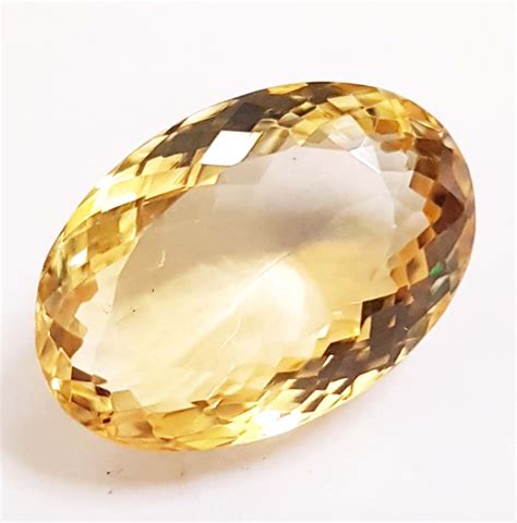 Ct Natural Yellow Citrine Oval Shape Loose Gemstone For Etsy