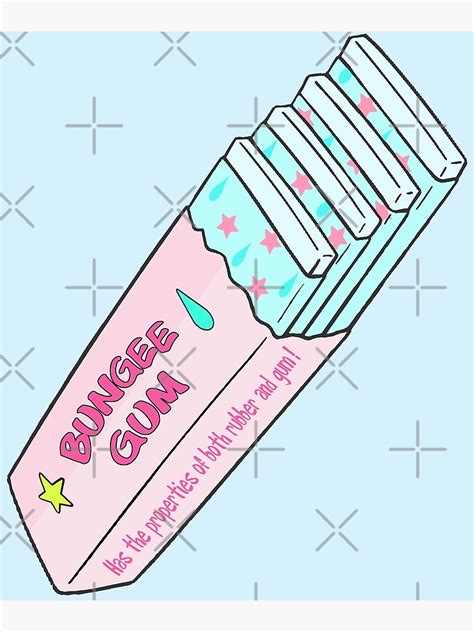 Bungee Gum Has The Properties Of Both Rubber And Gum Gift For Shonen