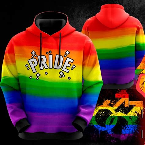 Moletom Lgbt Arco Iris Rainbow Parada Orgulho Gay FULL Shopee Brasil