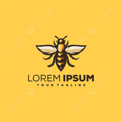 Bee Honey Logo Vector Hd Images Bee Logo Icon Bee Illustration Png