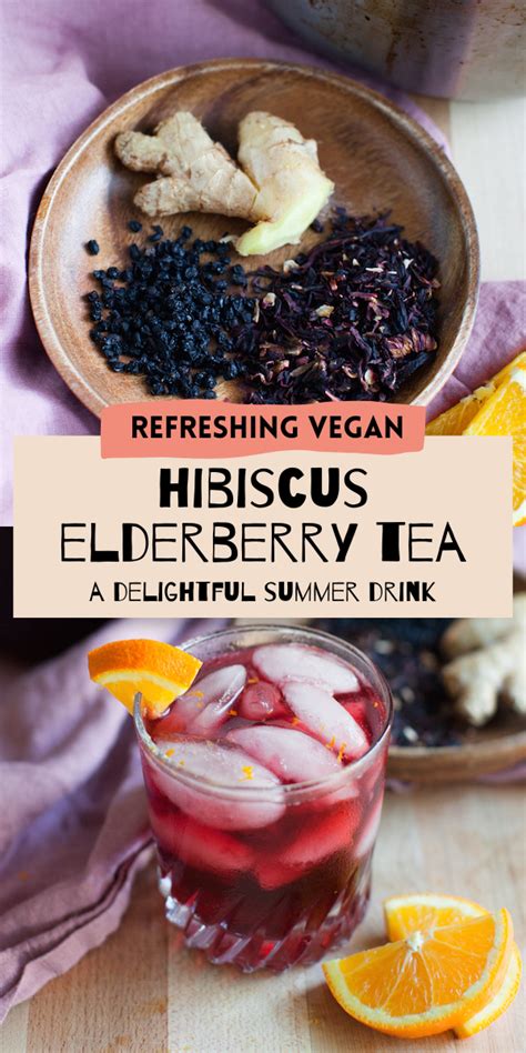 Hibiscus Elderberry Ginger Tea Sweet Potato Soul By Jenn Claiborne