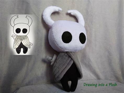 Custom Plush Just Like Hollow Knight Inspired Funmade Unofficial Handmade To Order From The