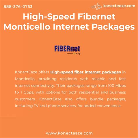 PPT High Speed Fibernet Monticello Internet Packages Konect Eaze