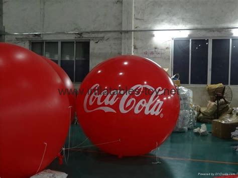 Giant Attractive Inflatable Advertising Balloon Coca Cola Branded Helium Balloon Helium