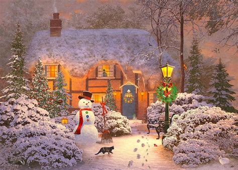 A Cosy Christmas Cottage MGL Art Licensing MGL Art Licensing