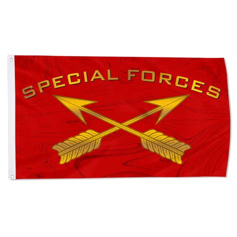 Cayyon Special Forces Flag 3x5feet Military Banner With 2 Brass