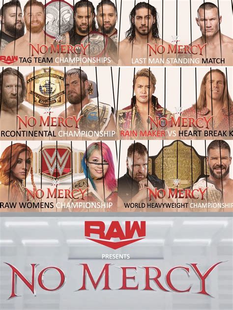 Universe Mode Raw Brand Exclusive Ppv [no Mercy] Match Card Big