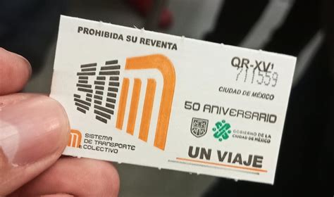 Este Es El Boleto Del Metro Que Se Vende Hasta En Mil Pesos Quinto