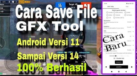 Cara Pasang Gfx Tool Di Android Versi Sampai Cara Save File Gfx