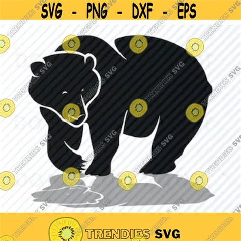 Black Bear Svg Files Vector Images Clipart Bear Svg Image For Cricut