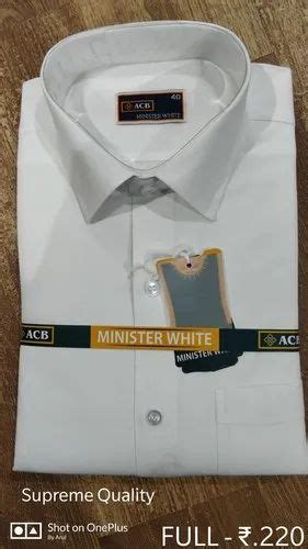 Acb Plain Mens Cotton Shirt Machine Wash Size S Xl At Rs 150 In Erode