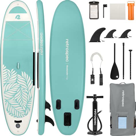 Retrospec Weekender Yogi Extra Wide Inflatable Stand Up Paddleboard