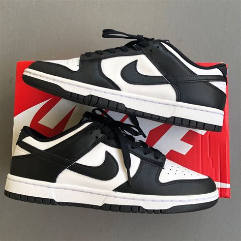 Nike Dunk Low Panda Men S Fashion Footwear Sneakers On Carousell