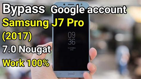 Bypass FRP Unlock Google Account Samsung J7 Pro 2017 SM J730 YouTube