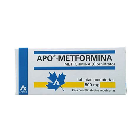 Apo metformina 500mg 1 comprimido Tienda online con envíos a domicilio